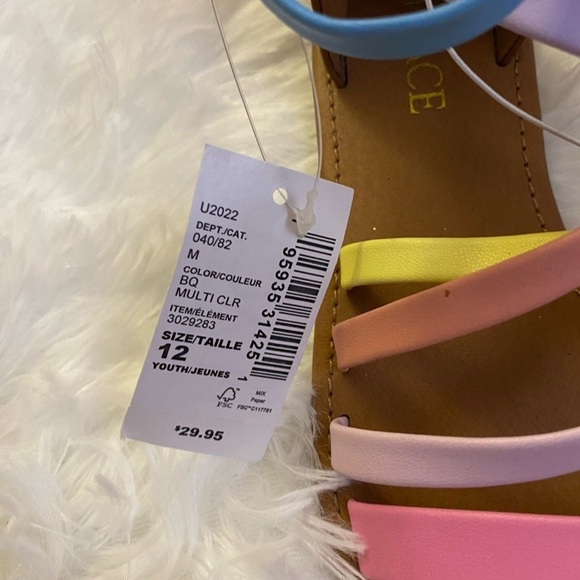 The Children's Place Multicolor Strappy Sandals - Picture 3 of 3